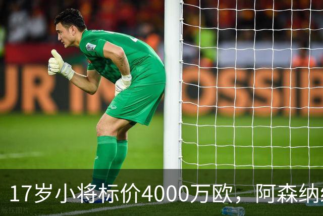 17岁小将标价4000万欧，阿森纳纽卡还要等一年